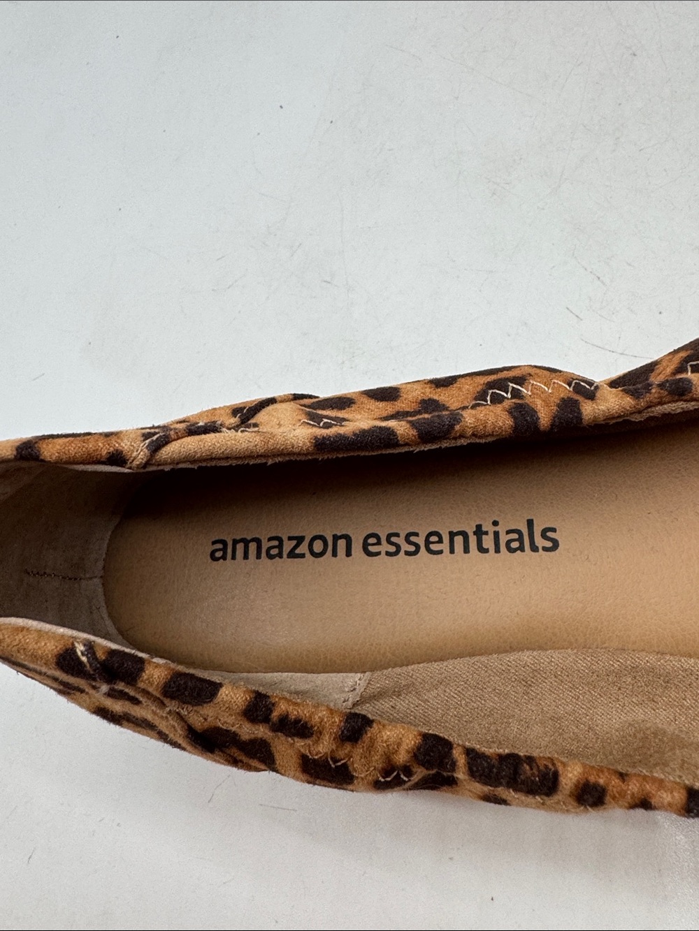 Amazon Essentials Leopard Print Ballet Flats - Tan & Black BFL10086 - Picture 6 of 7